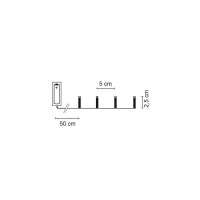 LED-Minilichterkette 20 warmweiße LEDs, L 1 m