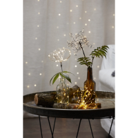 STAR Trading LED-Lichterbouquet Dew Drops 60 BS weiß/silber