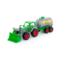 Farmer Techn Traktor + Frontschaufel+Fassanhänger