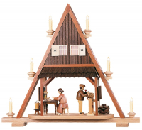 Giebelspitze Spielzeugmacher Elektr. Beleuchtet (230V), 64x15x57cm