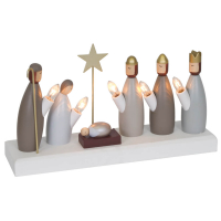 Weihnachtsleuchter KRUBBA Maria, Josef und Jesus
