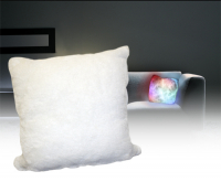 Kissen mit LED Beleuchtung Mondlicht, Kuschelkissen, Sofakissen