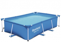 Bestway Steel Pro Frame Pool eckig ohne Pumpe 259 x 170 x 61 cm