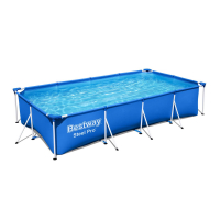Bestway Steel Pro Frame Pool-Set eckig 400 x 211 x 81 cm