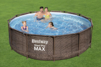 Bestway Steel Pro MAX Frame Pool Komplett-Set 366 x 100 cm