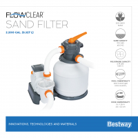 Bestway Flowclear Sandfilteranlage mit Zeitschaltuhr