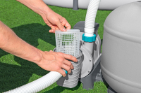 Bestway Sandfilteranlage mit Zeitschaltuhr 11.355 l/h, 500 W