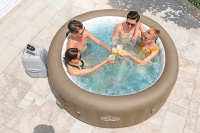 Bestway aufblasbarer LAY-Z-SPA® Whirlpool Palm Springs AirJet™ Ø 196 x 71 cm, rund