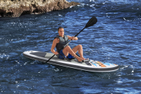 Bestway Hydro-Force SUP Allround Board-Set White Cap mit Paddel und Kajak-Sitz