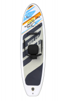 Bestway Hydro-Force SUP Allround Board-Set White Cap mit Paddel und Kajak-Sitz