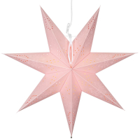 Star Trading Weihnachtsstern Romantic Papier rosa