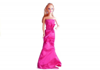 LEANToys  Puppe im Abendkleid - 3 Varianten Blue Pink