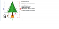 LEANToys  künstlicher Weihnachtsbaum Kiefer 180 cm