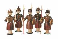 Krippenfiguren Soldaten Sortiert, 5-Teilig Natur, 15cm