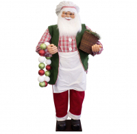 Weihnachtsmann Santa Koch 150 cm