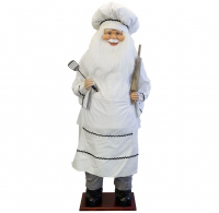 Weihnachtsmann Santa Bäcker 180 cm