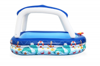 Bestway Family Pool mit Sonnenschutzdach Sea Captain 213 x 155 x 132 cm