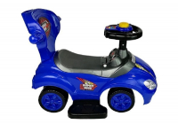 LEANToys Rutschauto mit Schiebestange Mega Car 3in1 Blau