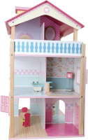 Small Foot Puppenhaus Rosa Dach 3 Etagen