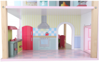 Small Foot Puppenhaus Rosa Dach 3 Etagen