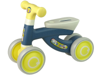 LEANToys Laufrad Twin Wheels Blau und Gelb