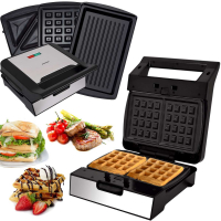 Syntrox MM-1400W Gusto 3 in 1 Sandwich Waffel Grill