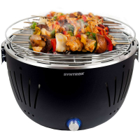 Syntrox Holzkohlegrill Realdy mit Tasche Raucharm
