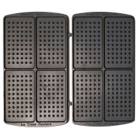 Syntrox Wechselplatten Ice Cream Sandwich Maker für Multimaker