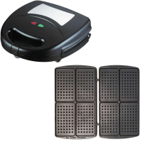 Syntrox Multimaker Ice Cream Sandwich SM-1300W mit einem Satz Wechselplatten