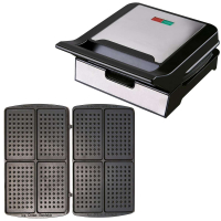 Syntrox Multimaker Ice Cream Sandwich Maker MM-1400W Gusto mit einem Satz Wechselplatten