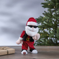 Star Trading Weihnachtsfigur Weihnachtsmann, Bewegung und Musik