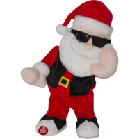 Star Trading Weihnachtsfigur Weihnachtsmann, Bewegung und Musik
