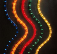 Hellum Flexlicht Lichterschlauch 44m klar/bunt, Innen- und Außen