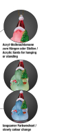 Hellum LED-Weihnachtsmann Baum 1 BS RGB innen, Batteriebetrieb