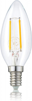 Hellum LED-E14 Kerzenlampe 2700K 2W 250lm klar