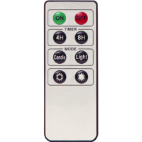 STAR Trading LED-Weihnachtsbaumkerzen kabellos FLAMME 10 BS ww innen