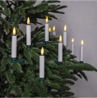 STAR Trading LED-Weihnachtsbaumkerzen kabellos FLAMME 10 BS ww innen
