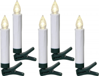 STAR Trading LED-Weihnachtsbaumkerzen kabellos BASIS 10 BS ww außen