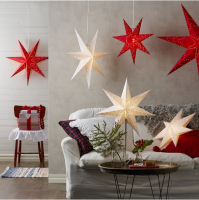 STAR Trading Stern Papier Sensy Star 54cm creme innen