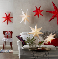 STAR Trading Stern Papier Sensy Star 70cm creme innen