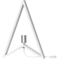 STAR Trading Holzlampe KIL 48cm weiß