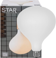 STAR Trading LED-E27 Dekolampe 2600K 5,6W 420lm opal Kugel