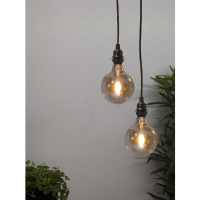 STAR Trading Lampenfassung E27 outdoor 5m schwarz