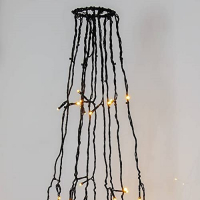 STAR Trading LED-Lichterkette Quick Lights 7m, Fahnenmasten od Bäume, außen