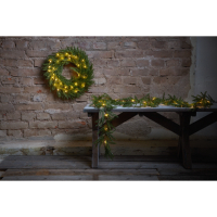 STAR Trading LED-Girlande Thuja 180cm 20 BS warmweiß/grün außen