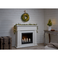 STAR Trading LED-Girlande Thuja 180cm 20 BS warmweiß/grün außen