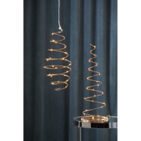 STAR Trading LED-Dekoleuchte Dizzy 40cm 25 BS warmweiß/kupfer stehend