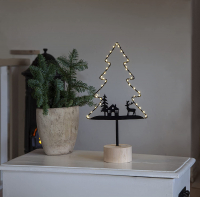 STAR Trading LED-Baum Glimta m. Fuß 50 BS warmweiß innen