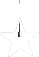 STAR Trading Stern Metall Ramsvik 50cm weiß/chrom innen