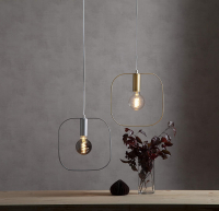 STAR Trading Lampenfassung Shape E27 3,5m gold